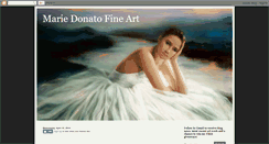 Desktop Screenshot of mariedonatofineart.blogspot.com