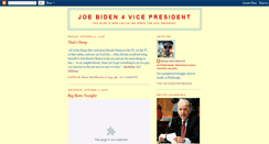 Desktop Screenshot of joebiden4president.blogspot.com