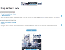 Tablet Screenshot of kingmattress-tips.blogspot.com