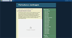 Desktop Screenshot of floriculturaejardinagem.blogspot.com