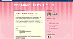 Desktop Screenshot of enfermeriapalomita.blogspot.com