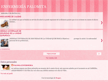 Tablet Screenshot of enfermeriapalomita.blogspot.com