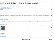 Tablet Screenshot of biciclisticlujeni.blogspot.com