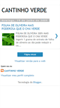 Mobile Screenshot of cantinhoverdepn.blogspot.com