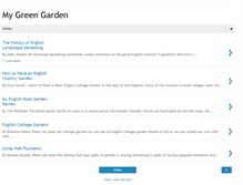 Tablet Screenshot of mynaturalgreengarden.blogspot.com
