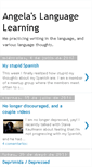 Mobile Screenshot of angelaslanguagelearning.blogspot.com