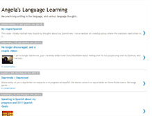 Tablet Screenshot of angelaslanguagelearning.blogspot.com