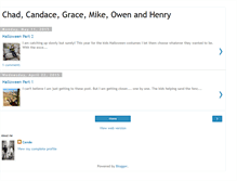 Tablet Screenshot of chadandcandace.blogspot.com