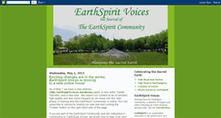 Desktop Screenshot of earthspiritcommunity.blogspot.com