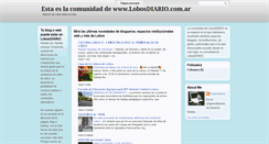 Desktop Screenshot of loboscomunidad.blogspot.com
