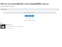Tablet Screenshot of loboscomunidad.blogspot.com