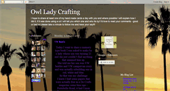 Desktop Screenshot of owl-lady-crafting.blogspot.com