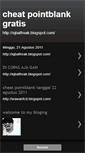 Mobile Screenshot of dedayblogcheatpointblank.blogspot.com