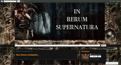 Desktop Screenshot of in-rerum-supernatura.blogspot.com