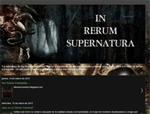 Tablet Screenshot of in-rerum-supernatura.blogspot.com