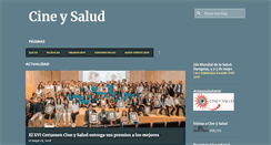 Desktop Screenshot of cineysalud.blogspot.com