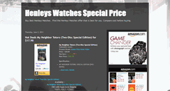 Desktop Screenshot of henleyswatches.blogspot.com