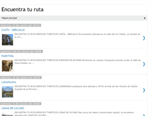 Tablet Screenshot of encuentraturuta.blogspot.com