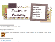 Tablet Screenshot of handmadecreativity.blogspot.com