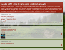 Tablet Screenshot of blogdistritolagoa33.blogspot.com