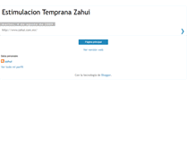 Tablet Screenshot of estimulaciontempranazahui.blogspot.com