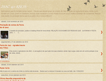 Tablet Screenshot of jsac40anos.blogspot.com