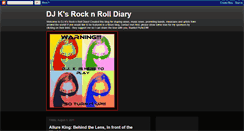 Desktop Screenshot of djksrocknrolldiary.blogspot.com