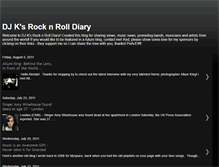 Tablet Screenshot of djksrocknrolldiary.blogspot.com