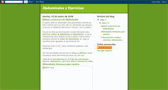Desktop Screenshot of abdominales-ejercicios.blogspot.com