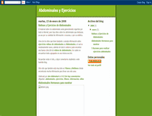 Tablet Screenshot of abdominales-ejercicios.blogspot.com