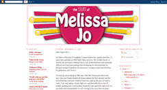 Desktop Screenshot of melissajo12.blogspot.com