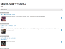 Tablet Screenshot of grupojuanyvictoria.blogspot.com