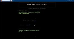 Desktop Screenshot of live-sex-cam-shows.blogspot.com