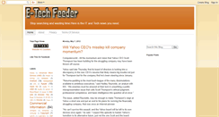 Desktop Screenshot of e-techfeeder.blogspot.com