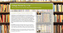 Desktop Screenshot of collegereviewbyj-cat.blogspot.com