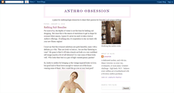 Desktop Screenshot of anthroobsession.blogspot.com