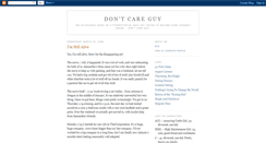 Desktop Screenshot of dontcareguy.blogspot.com