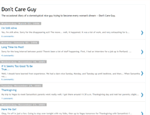 Tablet Screenshot of dontcareguy.blogspot.com