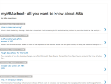 Tablet Screenshot of mymbaschool.blogspot.com