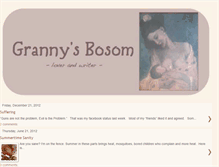 Tablet Screenshot of grannysbosom.blogspot.com