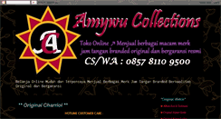 Desktop Screenshot of amywucollections.blogspot.com