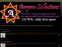 Tablet Screenshot of amywucollections.blogspot.com