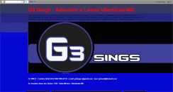 Desktop Screenshot of g3sings.blogspot.com