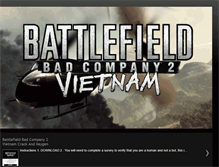 Tablet Screenshot of battlefieldbadcompany2vietnam.blogspot.com