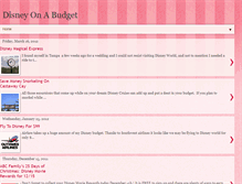 Tablet Screenshot of disneybudget.blogspot.com