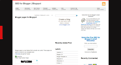 Desktop Screenshot of iseoblogger.blogspot.com