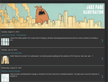 Tablet Screenshot of jakepageillustration.blogspot.com