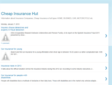 Tablet Screenshot of cheapinsurancehut.blogspot.com