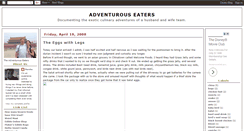 Desktop Screenshot of adventurouseaters.blogspot.com