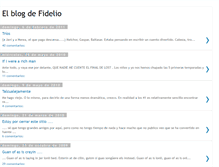 Tablet Screenshot of blogdefidelio.blogspot.com